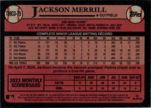 Topps Update Baseball 2024 Chrome Silver Card T89CU-79 Jackson Merrill