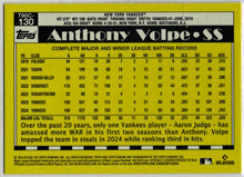 Topps Series Two Baseball 2025 Chrome Silver Card T90C-130 Anthony Volpe