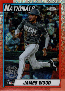 Topps Series One Baseball 2025 Chrome Silver Card T90C-55 James Wood