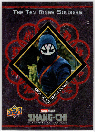 2023 Upper Deck Marvel Shang-Chi Ten Rings Soldiers Red Insert Card T9 Andy Le