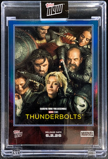 2025 Topps Now Marvel Thunderbolts* Card TB Blue Parallel #37/75