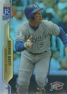 Topps Of The Class Baseball 2020 Greats Foil Card TCG-15 George Brett 018/299