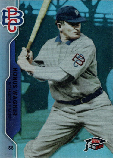 Topps Of The Class Baseball 2020 Greats Foil Card TCG-6 Honus Wagner 063/299