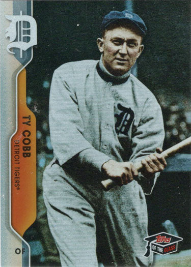 Topps Of The Class Baseball 2020 Greats Foil Card TCG-7 Ty Cobb 175/299