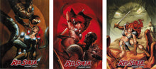 Breygent Dynamite Red Sonja 2012 Thulsa Doom Complete 3 Card Chase Set