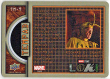 2023 Upper Deck Marvel Loki Tempad Metal Card TM-9 Richard E. Grant Classic Loki