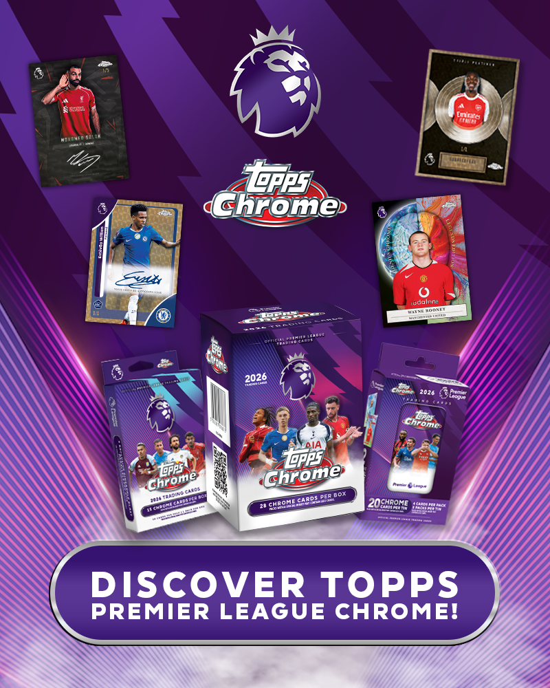 2026 Topps Chrome Premier League Soccer Value Box