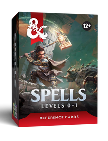 Dungeons & Dragons 5.5e Reference Cards - Spells Levels 0-1