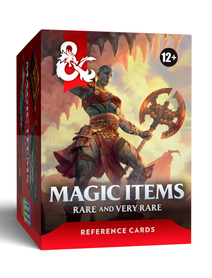 Dungeons & Dragons 5.5e Reference Cards - Magic Items: Rare and Very Rare