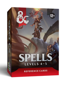 Dungeons & Dragons 5.5e Reference Cards - Spells Levels 4-5