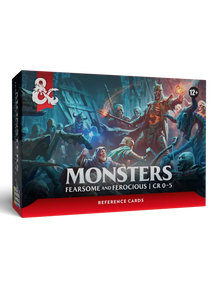 Dungeons & Dragons 5.5e Reference Cards - Monsters: Fearsome and Ferocious CR 0-5