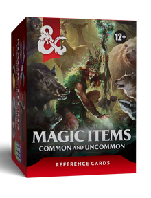Dungeons & Dragons 5.5e Reference Cards - Magic Items: Common and Uncommon