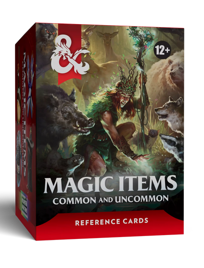 Dungeons & Dragons 5.5e Reference Cards - Magic Items: Common and Uncommon