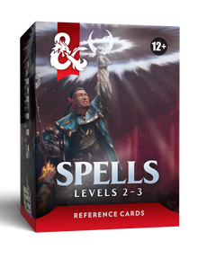 Dungeons & Dragons 5.5e Reference Cards - Spells Levels 2-3