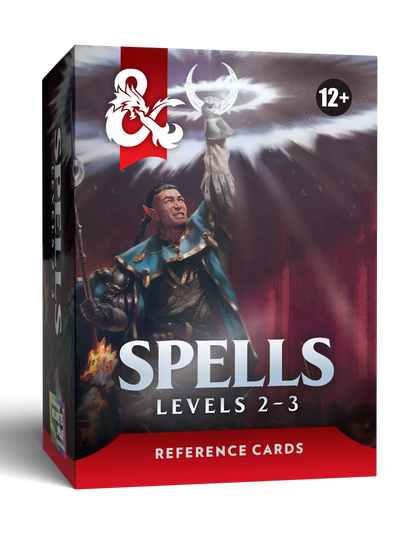 Dungeons & Dragons 5.5e Reference Cards - Spells Levels 2-3