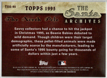 2024 Topps Holiday Santa Claus The Santa Archives Card 1995 TSA-95