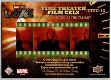 2023 Upper Deck Marvel Loki Time Theater Film Cels Card TTFC-12 S. Di Martino