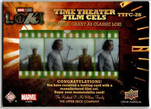 2023 Upper Deck Marvel Loki Time Theater Film Cels Card TTFC-26 Richard E. Grant