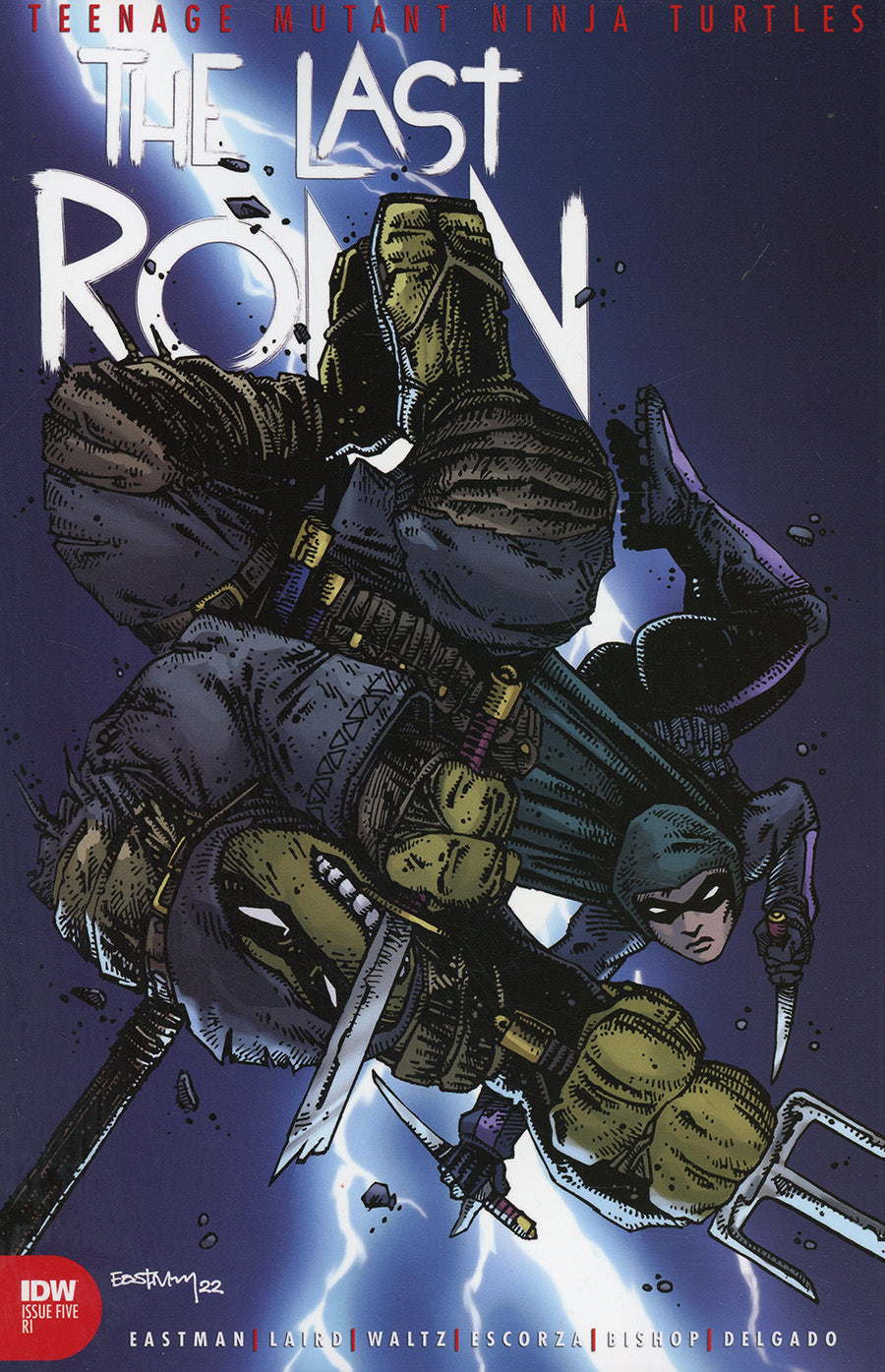 Teenage Mutant Ninja Turtles The Last Ronin #5 (Of 5) Cover B 10 Copy Variant Eastman