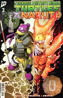 Teenage Mutant Ninja Turtles X Naruto #2 Cover A Jimenez