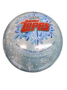 2026 Topps Baseball Round Holiday Tin
