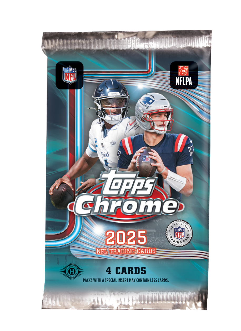 2025 Topps Chrome Football Hobby Box
