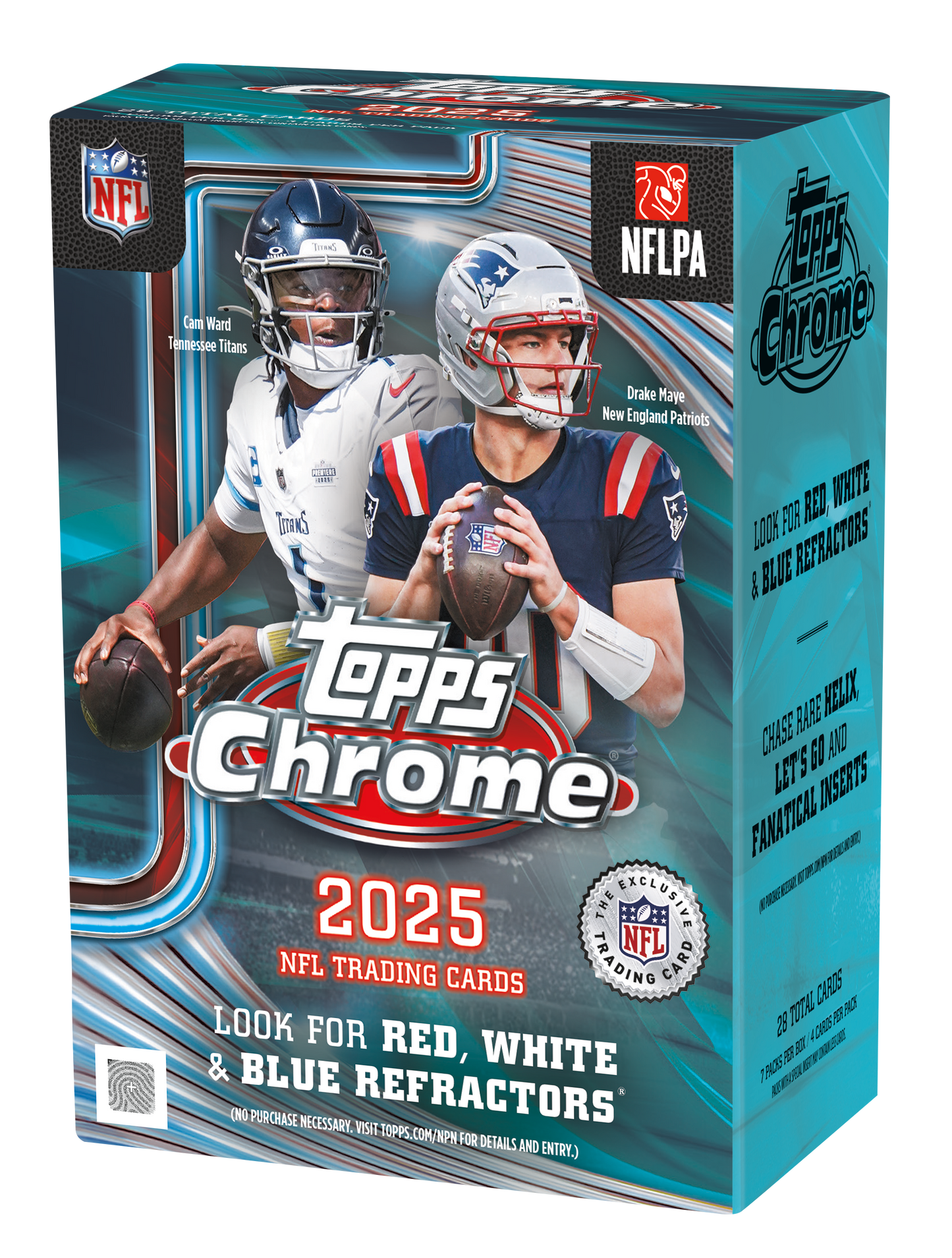 2025 Topps Chrome Football Value Box