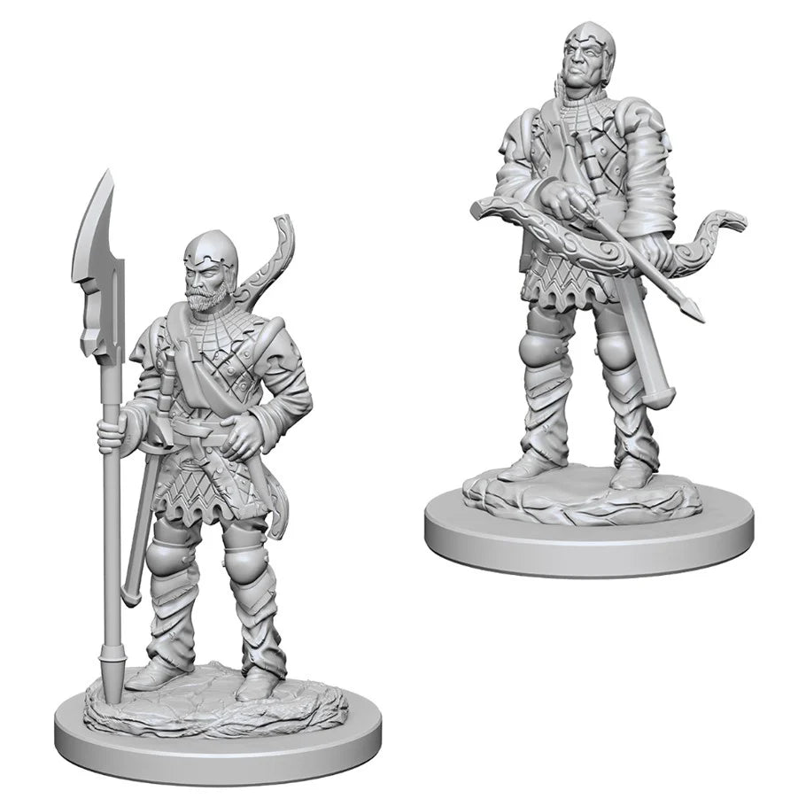 Pathfinder Battles Deep Cuts Miniatures - Unpainted: Town Guards