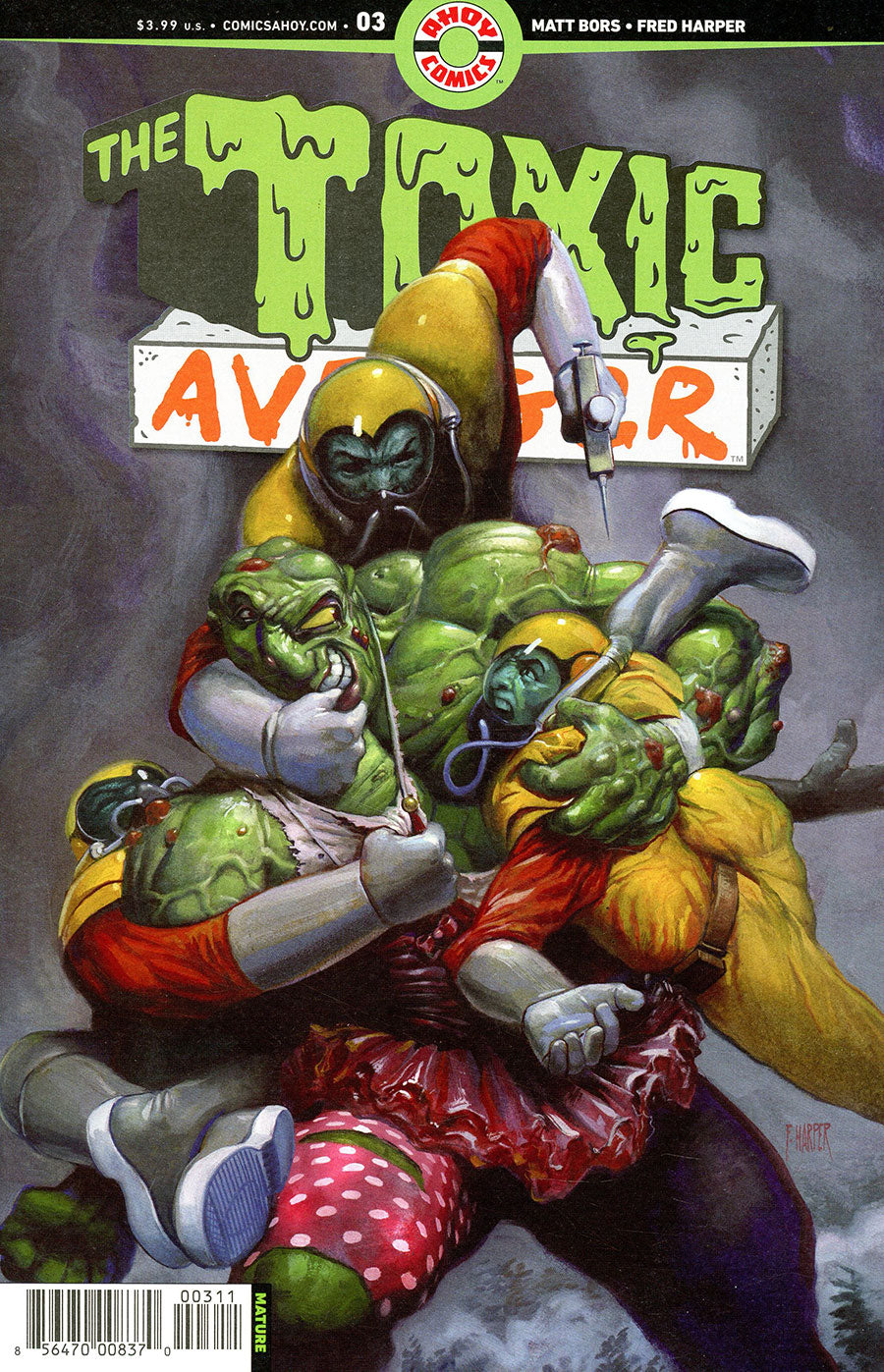 Toxic Avenger #3 (Of 5) Cover A Fred Harper (Mature)