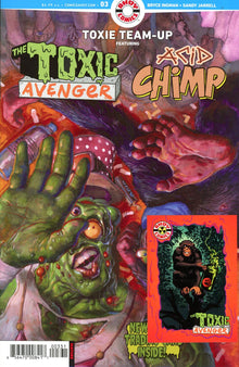 Toxie Team Up #3 (Of 5) Cover C Fred Harper Exclusive Trading Card By Greg Scott Variant (Mature)