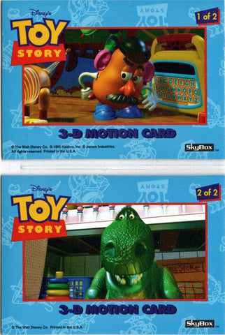 1995 Skybox Toy Story 3-D Motion Card Set