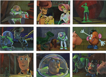 1995 Skybox Toy Story Foil Embossed Complete 9-Card Set