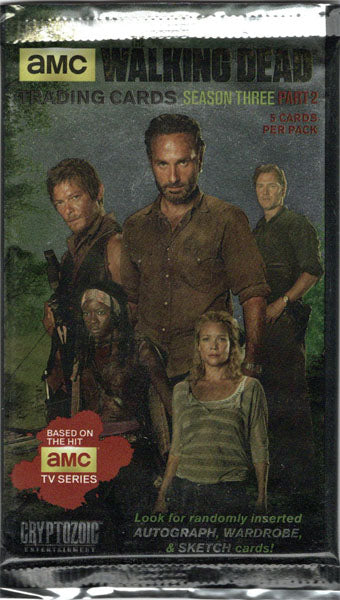Walking Dead Season 3 Part 2 Factory Sealed Trading Card Pack