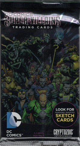 DC Comics Super-Villains Trading Card Pack