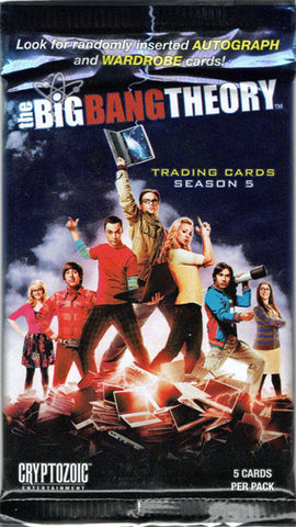 Big Bang Theory Season Five Trading Card Pack