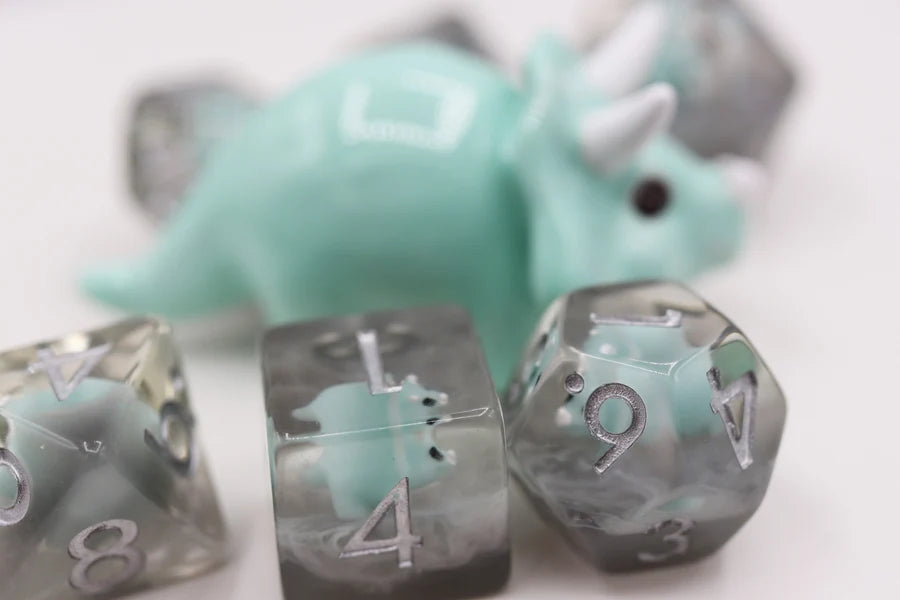 Foam Brain RPG Dice Set - Baby Triceratops