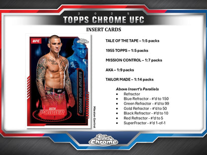 2025 Topps UFC Chrome Hobby Box