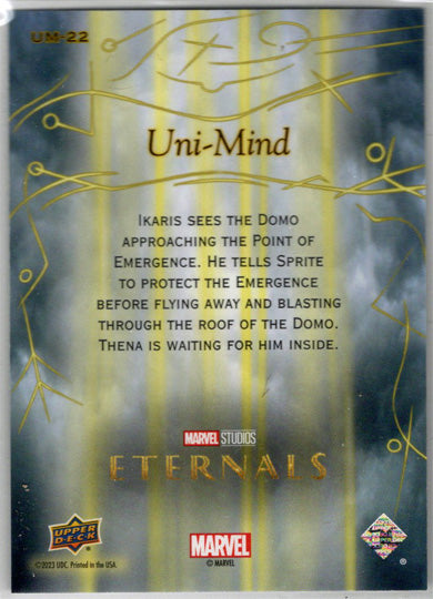 2023 Upper Deck Marvel Eternals Uni-Mind 3D Lenticular Card UM-22