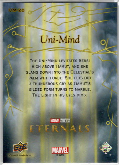 2023 Upper Deck Marvel Eternals Uni-Mind 3D Lenticular Card UM-28