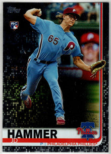 2019 Topps Update Baseball Black Border Parallel Card US27 JD Hammer 34/67