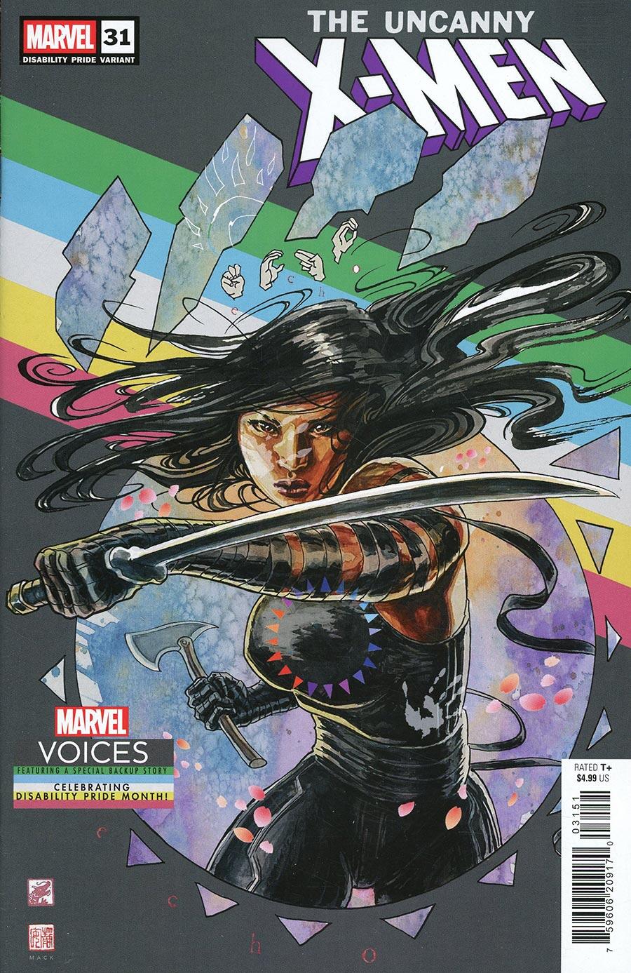 Uncanny X-Men #31 David Mack Disability Pride Variant