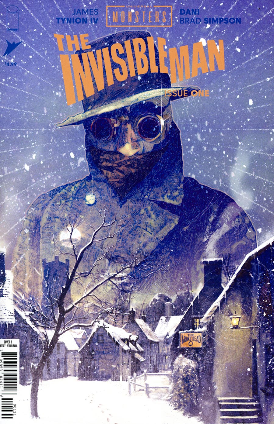 Universal Monsters The Invisible Man #1 (Of 4) Cover B Joshua Middleton