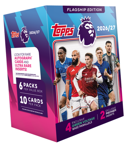 2026-27 Topps Flagship English Premier League Soccer Value Box
