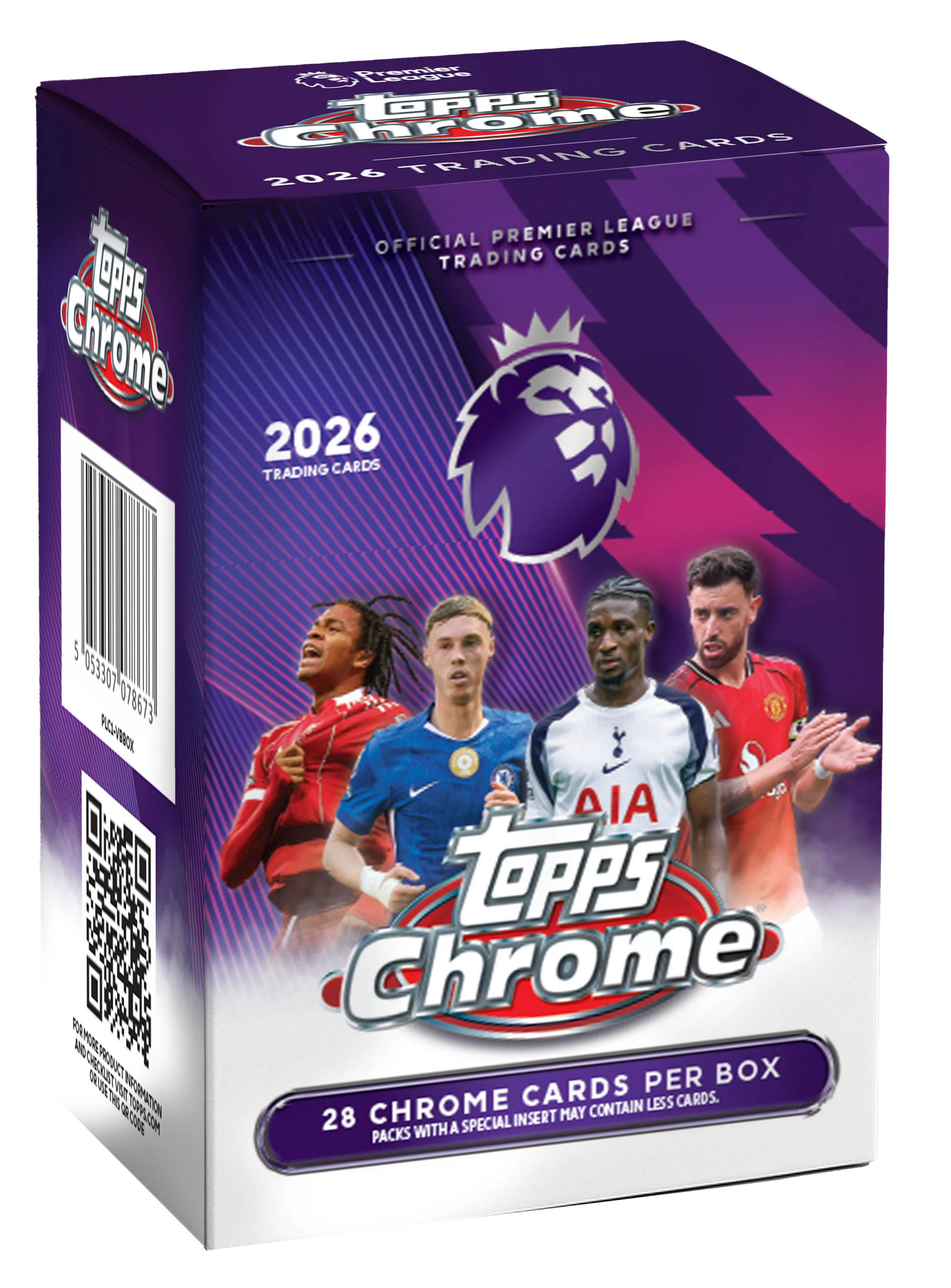 2026 Topps Chrome Premier League Soccer Value Box – Digital Heroes