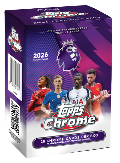 2026 Topps Chrome Premier League Soccer Value Box
