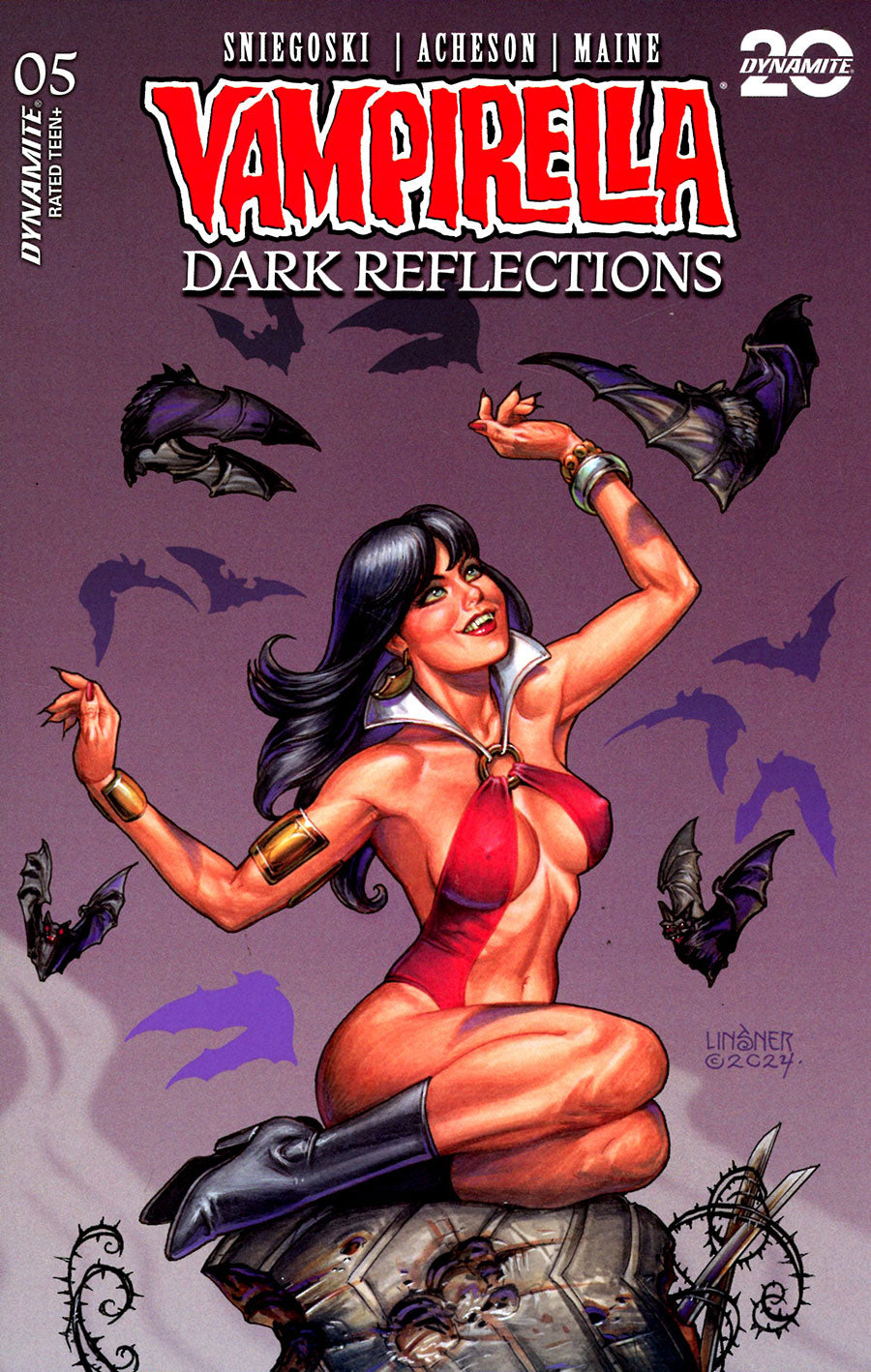 Vampirella Dark Reflections #5 Cover B Linsner