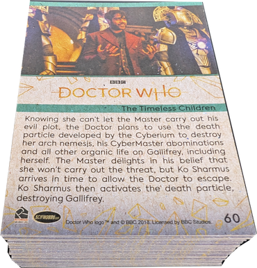 Rittenhouse 2022 Doctor Who Series 11 & 12 Complete 60 Card Variant Parallel Set