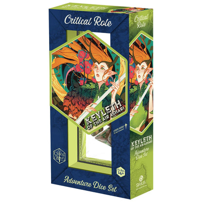 Sirius Dice: Critical Role Vox Machina Adventure Dice Set - Keyleth of the Air Ashari