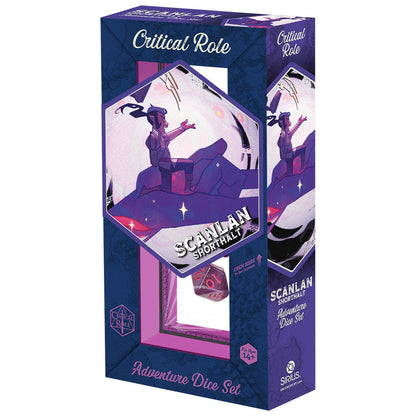 Sirius Dice: Critical Role Vox Machina Adventure Dice Set - Scanlan Shorthalt