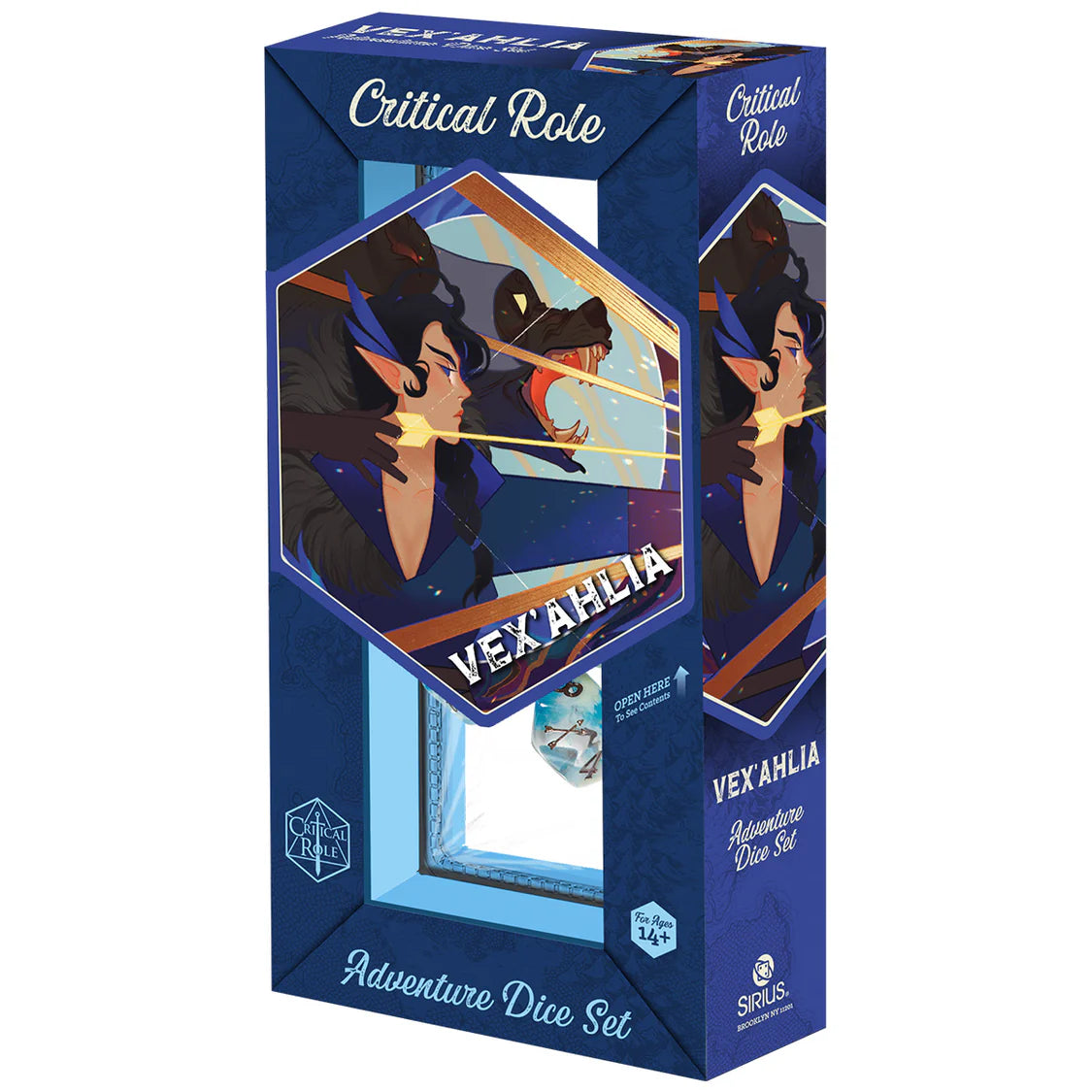 Sirius Dice: Critical Role Vox Machina Adventure Dice Set - Vex'ahlia